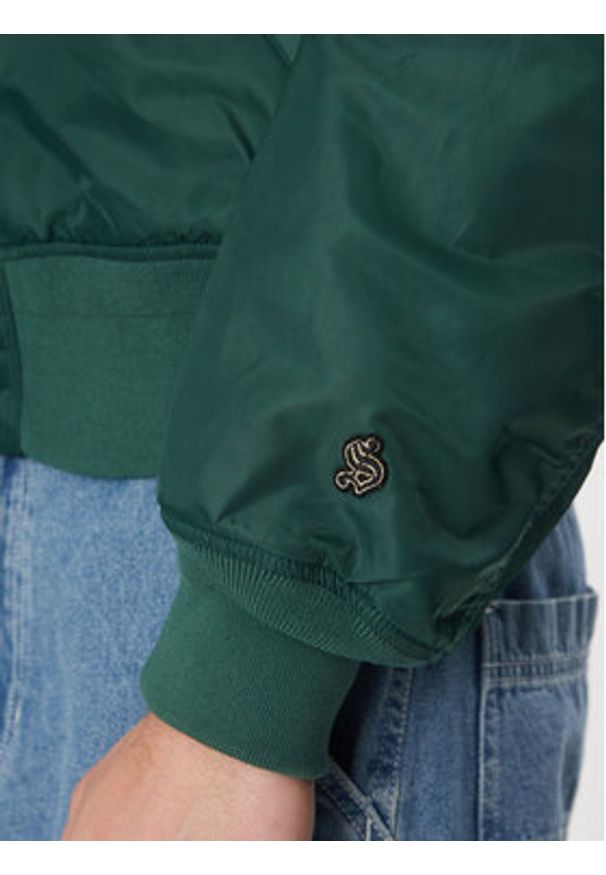 Schott NYC Kurtka bomber Sporting Zielony Oversize. Kolor: zielony. Materiał: syntetyk