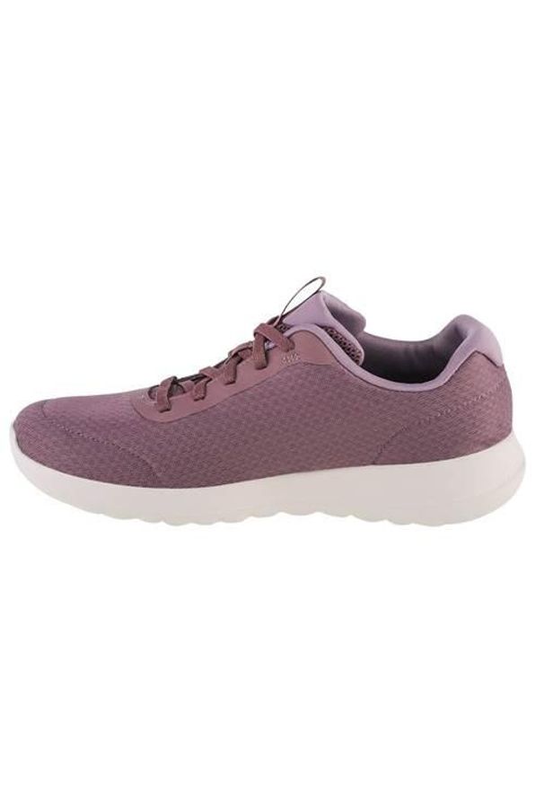 skechers - Buty do chodzenia damskie Skechers GO Walk Joy Ecstatic. Zapięcie: sznurówki. Kolor: różowy. Materiał: tkanina, materiał. Szerokość cholewki: normalna. Sport: turystyka piesza