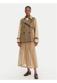 Weekend Max Mara Trencz Biglia 2615021051 Zielony Relaxed Fit. Kolor: zielony. Materiał: bawełna, syntetyk #3