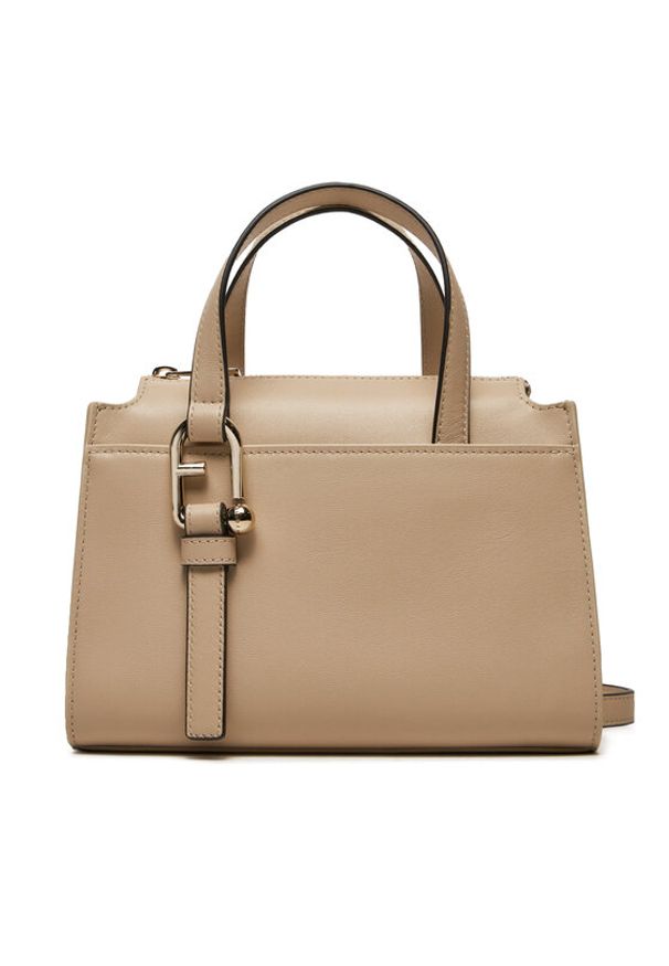 Furla Torebka Nuvola Small WB01337-BX2045-8E000 Beżowy. Kolor: beżowy. Materiał: skórzane