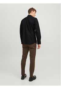 Jack & Jones - Jack&Jones Koszula 12187222 Czarny Slim Fit. Kolor: czarny. Materiał: bawełna #4