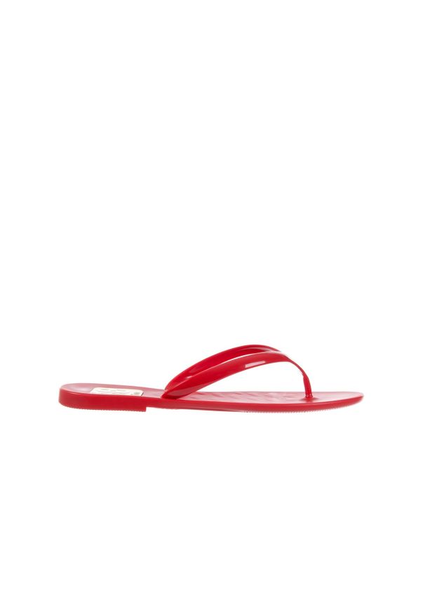 TG - Japonki T&G Fashion 22-114 Red, Czerwony, Guma - 37. Kolor: czerwony. Materiał: tworzywo sztuczne. Sezon: lato. Styl: klasyczny