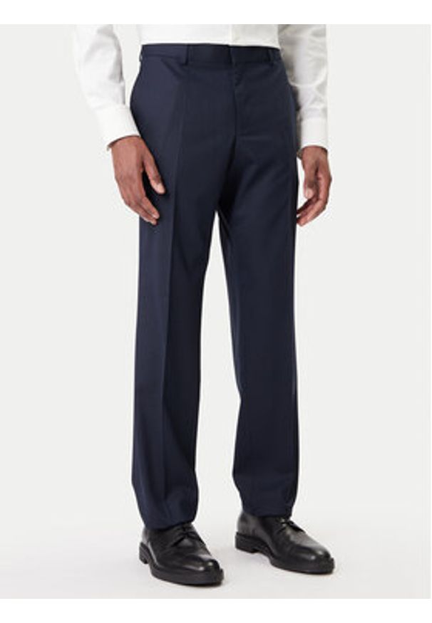 BOSS Garnitur H-Jeckson 50557261 Granatowy Regular Fit. Kolor: niebieski. Materiał: syntetyk
