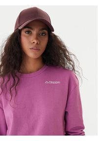 Kappa Bluza Logo Fekka 371M5EW Fioletowy Regular Fit. Kolor: fioletowy. Materiał: bawełna #4