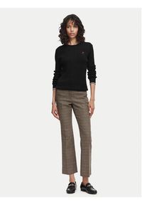 Beverly Hills Polo Club Sweter P-SS26W-M537390BLK Czarny Regular Fit. Typ kołnierza: polo. Kolor: czarny. Materiał: bawełna #2