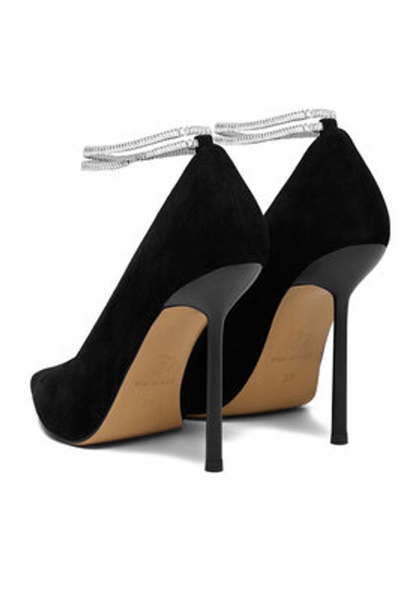 Eva Minge Szpilki EO-SALMA-LT1677-36 Czarny. Kolor: czarny. Materiał: zamsz, skóra. Obcas: na szpilce