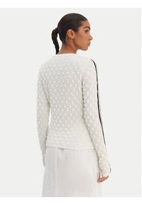 Adidas - adidas Sweter Solid Spike KS6461 Écru Slim Fit. Materiał: syntetyk #5