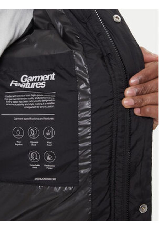 Jack & Jones Kurtka zimowa Union 12283147 Czarny Regular Fit. Kolor: czarny. Materiał: syntetyk. Sezon: zima