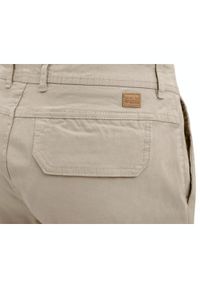 Pako Jeans - Krótkie Spodenki Męskie, Szorty - PAKO JEANS - Beż - Boczne Kieszenie (Cargo). Kolor: brązowy, wielokolorowy, beżowy. Materiał: bawełna. Długość: krótkie. Sezon: lato. Styl: klasyczny #3