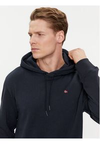 Napapijri Bluza Balis NP0A4H8A Granatowy Regular Fit. Kolor: niebieski. Materiał: bawełna #3