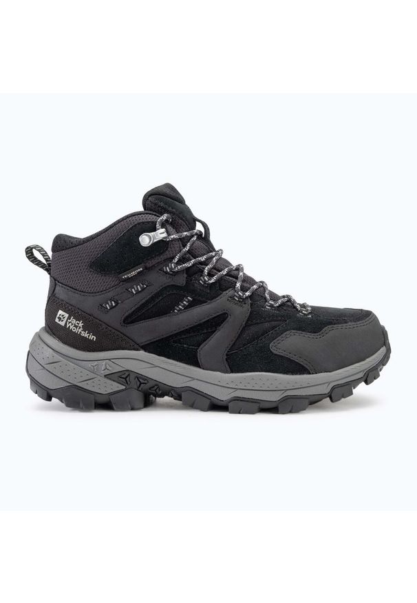 Buty trekkingowe damskie Jack Wolfskin Vojo Tour Lt Texapore Mid. Kolor: czarny. Styl: sportowy