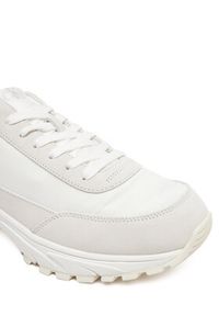 Calvin Klein Jeans Sneakersy Hike Runner Casual Ny-Su YM0YM01292 Biały. Okazja: na co dzień. Kolor: biały. Materiał: skóra #3