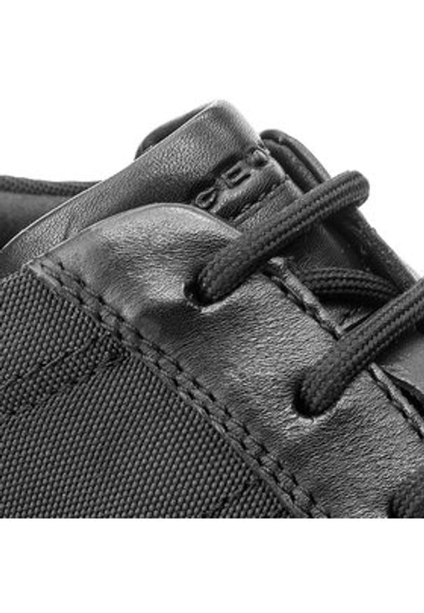 Geox Półbuty U Symbol B U74A5B 01143 C9999 Czarny. Kolor: czarny. Materiał: materiał
