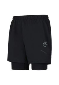 LA SPORTIVA - Spodenki do biegania męskie La Sportiva Trail Bite Short. Kolor: wielokolorowy, czarny, szary