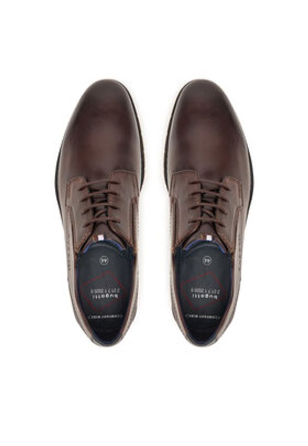 Bugatti Półbuty Lerio Comfort 315-AQR05-1000-6000 Brązowy. Kolor: brązowy. Materiał: skóra