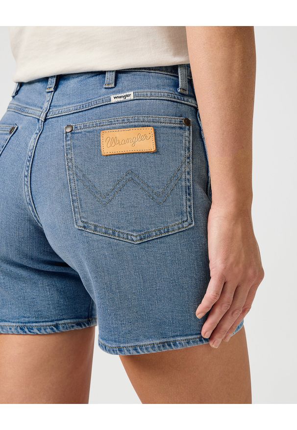 Wrangler - DAMSKIE SPODENKI WRANGLER COWBOY SHORT 5 INCH BROKEN IN 112362838