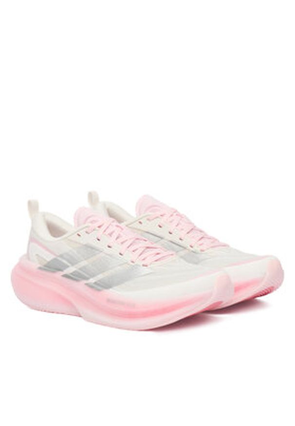 Adidas - adidas Buty do biegania Supernova Glide W KJ8775 Biały. Kolor: biały. Materiał: materiał