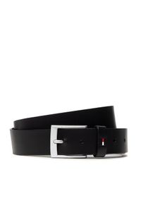 TOMMY HILFIGER - Tommy Hilfiger Pasek Męski Adan 3.5 AM0AM09405 Czarny. Kolor: czarny. Materiał: skóra