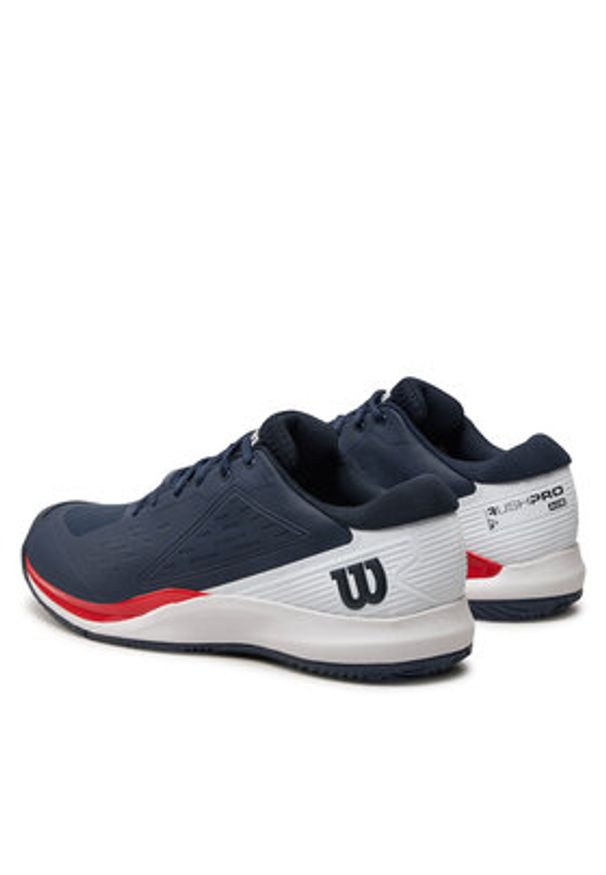 Wilson Buty do tenisa Rush Pro Ace Clay WRS332750 Granatowy. Kolor: niebieski. Materiał: materiał. Sport: tenis