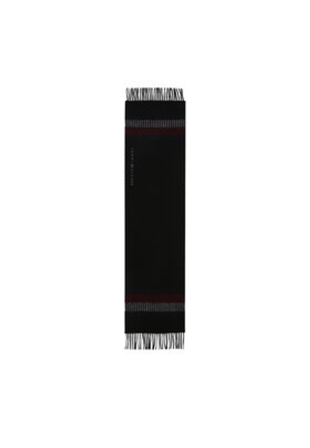 TOMMY HILFIGER - Tommy Hilfiger Szalik Corporate AM0AM12832 Czarny. Kolor: czarny. Materiał: materiał, wełna