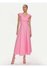 Marella Sukienka letnia Galizia 2413221212 Różowy Regular Fit. Kolor: różowy. Materiał: bawełna. Sezon: lato #3