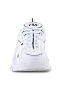 Buty Fila Electrove W FFW0086-10004 białe. Okazja: na co dzień. Zapięcie: sznurówki. Kolor: biały. Materiał: syntetyk, guma
