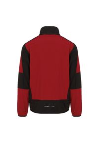 Regatta - Kurtka Unisex Dla Dorosłych EVolve 2 Layer Soft Shell. Kolor: czerwony, wielokolorowy, czarny. Materiał: elastan, poliester, materiał. Sport: turystyka piesza