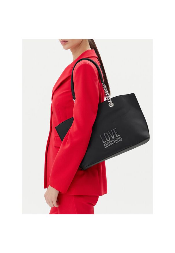 Love Moschino - Torebka LOVE MOSCHINO. Kolor: czarny