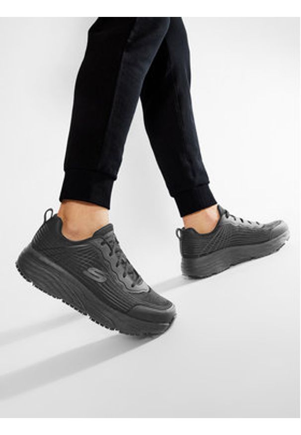 skechers - Skechers Sneakersy Rytas 200021EC/BLK Czarny. Kolor: czarny. Materiał: materiał