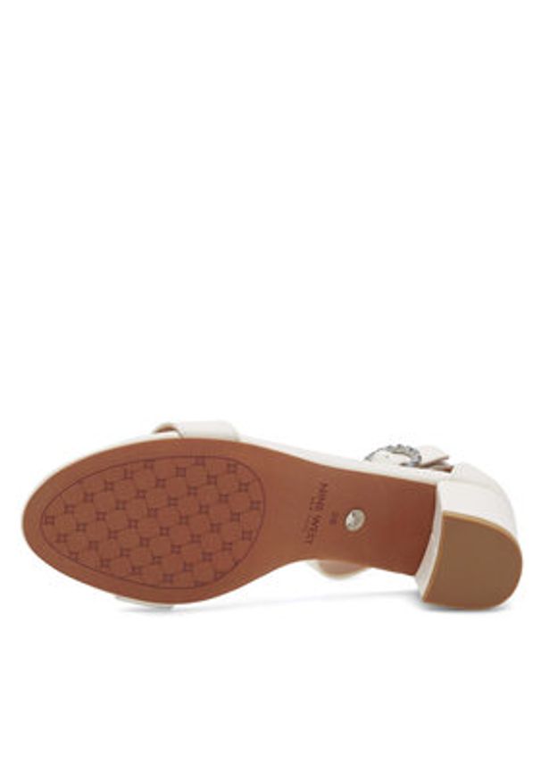 Nine West Sandały WFA2641-1 Biały. Kolor: biały. Materiał: syntetyk