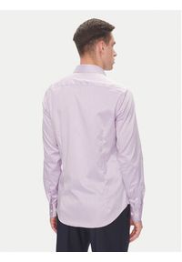 Calvin Klein Koszula LV019EU035 Różowy Slim Fit. Kolor: różowy. Materiał: bawełna