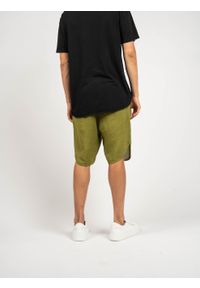 Xagon Man Szorty "Lino" | P2203 2V 58700 | Mężczyzna | Zielony. Okazja: na co dzień. Kolor: zielony. Materiał: len. Styl: casual #4