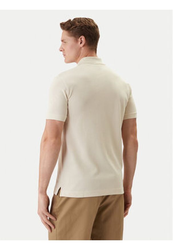 BOSS Polo Pallas 50553564 Biały Regular Fit. Typ kołnierza: polo. Kolor: biały. Materiał: bawełna