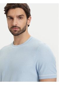 BOSS Sweter H-Nalon 50560482 Niebieski Regular Fit. Kolor: niebieski. Materiał: bawełna #5