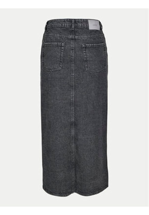 JJXX Spódnica jeansowa Aura 12259327 Szary Regular Fit. Kolor: szary. Materiał: bawełna