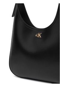 Calvin Klein Torebka Ck Medium Shoulder Bag LV04F3522G Czarny. Kolor: czarny. Materiał: skórzane #3
