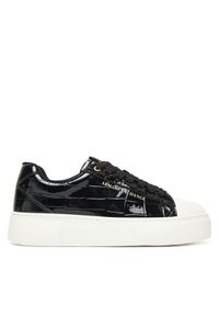 Armani Exchange Trampki XW001661 AF17477 UC001 Czarny. Kolor: czarny. Materiał: skóra