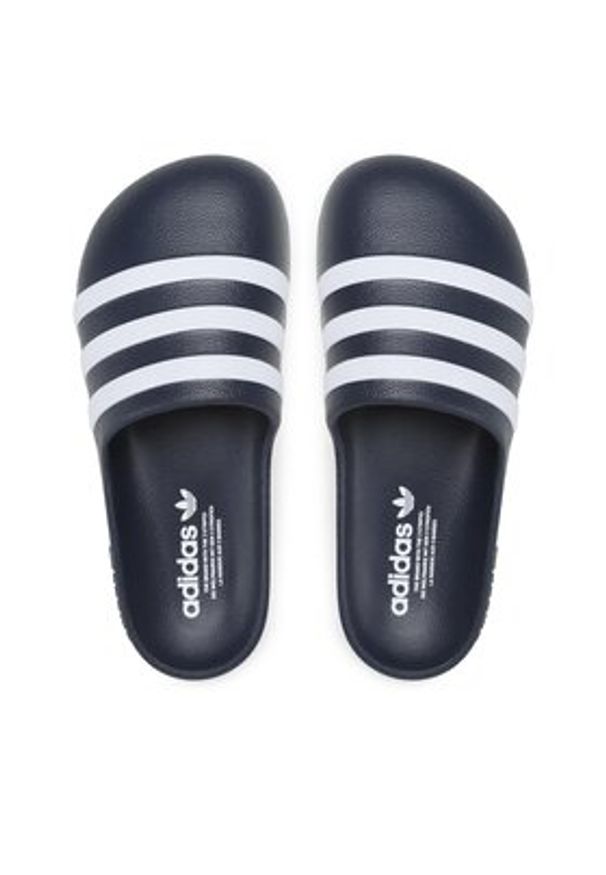 Adidas - adidas Klapki adiFom adilette HQ7220 Granatowy. Kolor: niebieski. Materiał: syntetyk