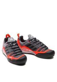 Adidas - adidas Buty Terrex Swift Solo 2 GZ0332 Szary. Kolor: szary. Materiał: materiał. Model: Adidas Terrex #2