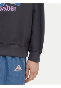 Quiksilver Bluza EQWFT03188 Szary Oversize. Kolor: szary. Materiał: bawełna #5