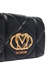 Love Moschino - LOVE MOSCHINO Torebka JC4043PP0OLC0000 Czarny. Kolor: czarny. Materiał: skórzane #5