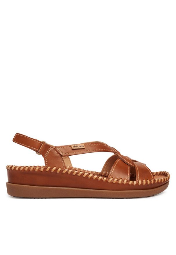 Pikolinos Sandały Cadaques W8K-1839 Brązowy. Kolor: brązowy. Materiał: skóra