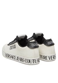Versace Jeans Couture Sneakersy 78VA3SK6 Biały. Kolor: biały. Materiał: skóra, zamsz #4