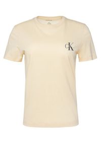 Calvin Klein Jeans Komplet t-shirtów LV047C905G Żółty jasny Regular Fit. Kolor: żółty. Materiał: bawełna #8