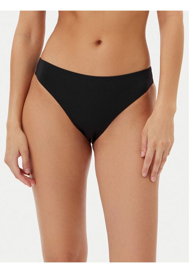Calvin Klein Swimwear Dół od bikini KW0KW02787 Czarny. Kolor: czarny. Materiał: syntetyk