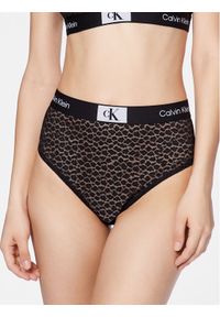 Calvin Klein Underwear Figi klasyczne z wysokim stanem 000QF7177E Czarny. Stan: podwyższony. Kolor: czarny. Materiał: syntetyk
