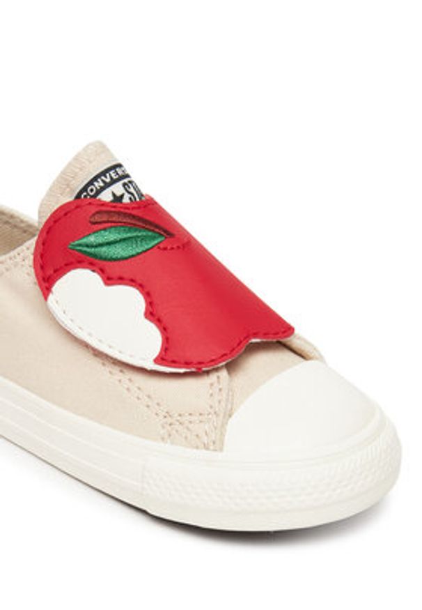 Converse Trampki Chuck Taylor All Star One Strap A13186C Beżowy. Kolor: beżowy. Materiał: materiał