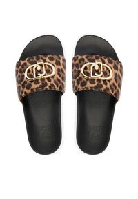 Liu Jo Klapki Mykonos 01 BA6077 EX022 Brązowy. Kolor: brązowy. Materiał: skóra #4