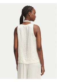 Marella Top Apogeo 2613161045 Écru Regular Fit. Kolor: kremowy. Materiał: acetat #3