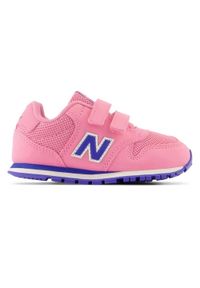 New Balance - Buty na co dzień dziecięce NEW BALANCE 500 na rzepę. Okazja: na co dzień. Zapięcie: rzepy. Kolor: różowy. Sport: turystyka piesza #1